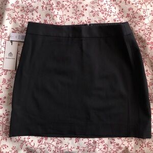 NWT Aritzia Black Prevail Mini Skirt